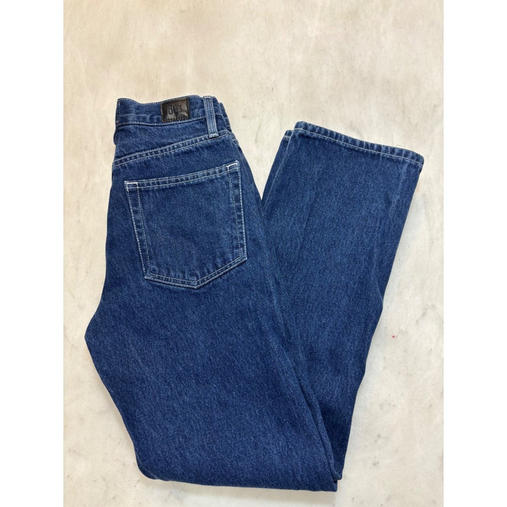 BDG Urban Outfitters Cowboy Jean Dark Wash High Waisted Straight Leg Women Sz 25